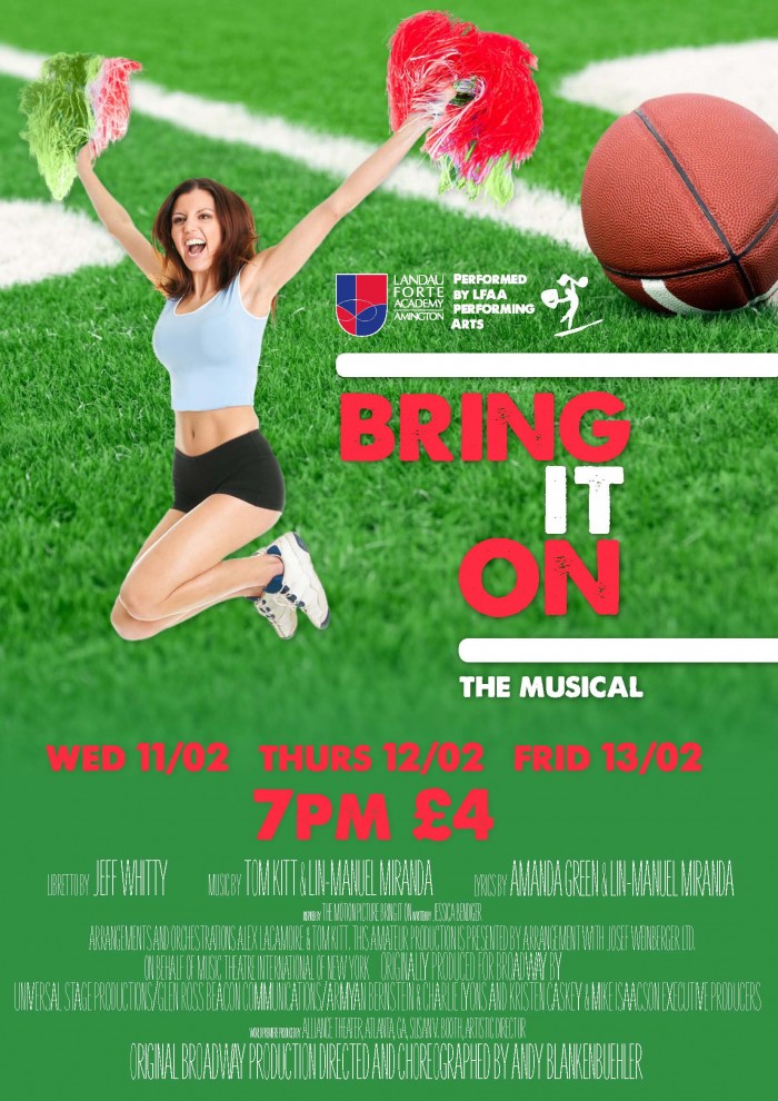 Bring it On - The Musical (Leaflet)