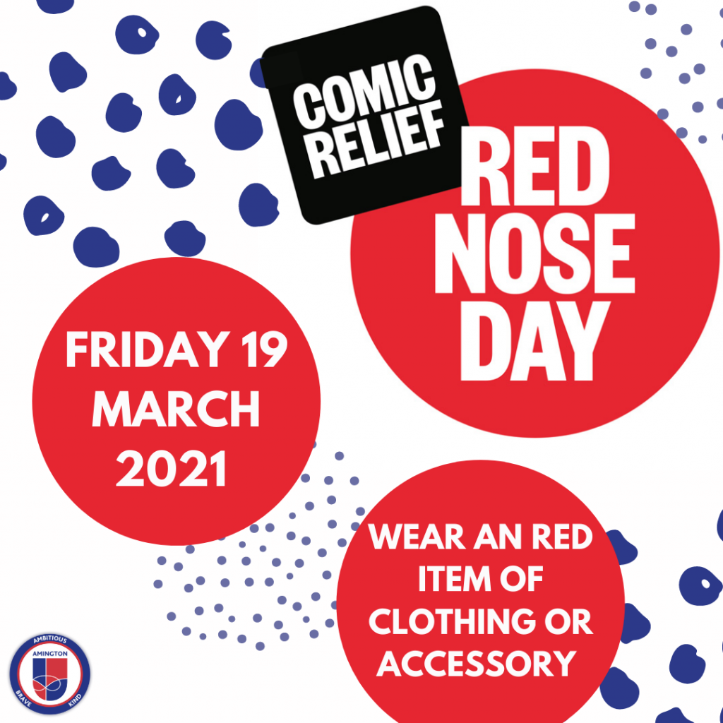 Comic Relief 2021 Landau Forte Academy Amington