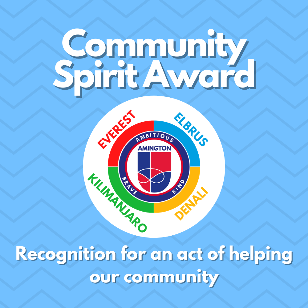 Community Spirit Award Landau Forte Academy Amington